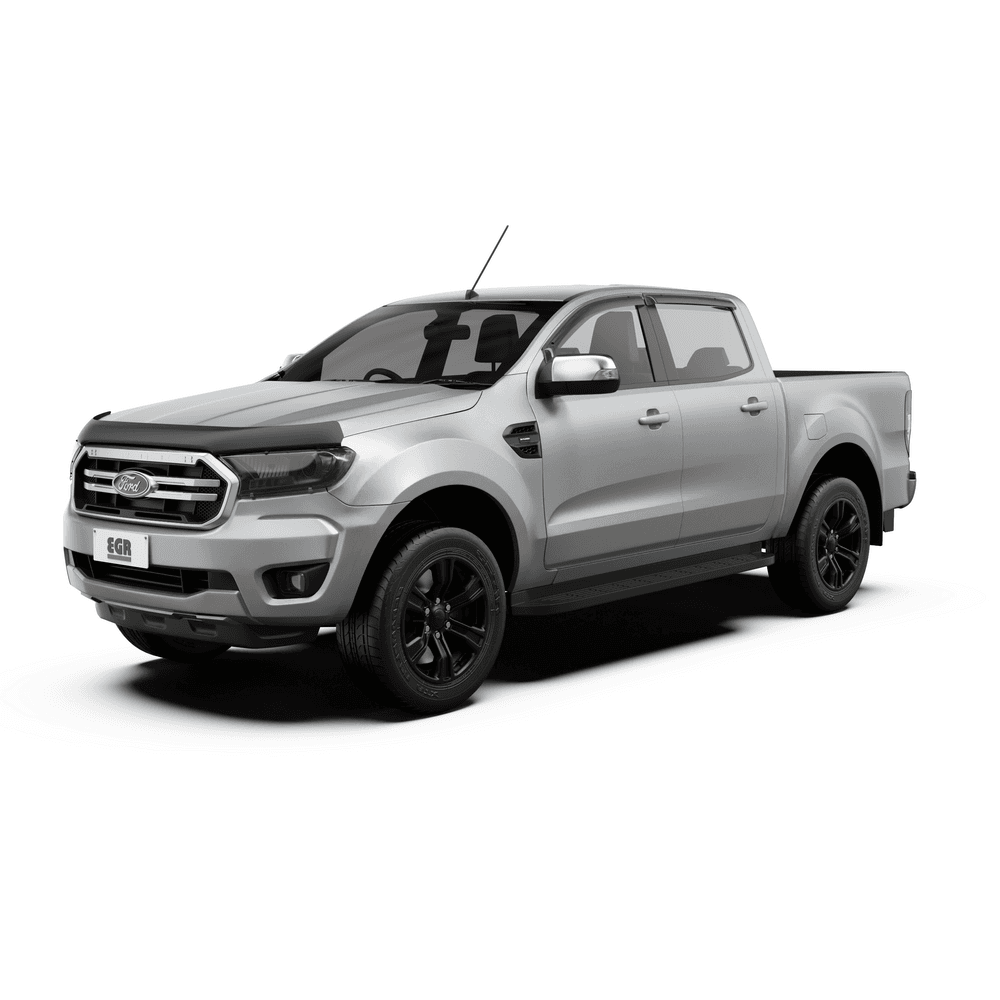 Matte black bonnet protector for Ford Ranger 2015-2022