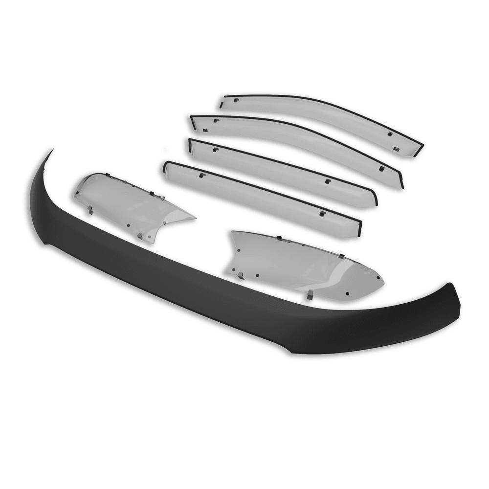 Full EGR Protection Pack set including bonnet protector, headlight guards and weather shields