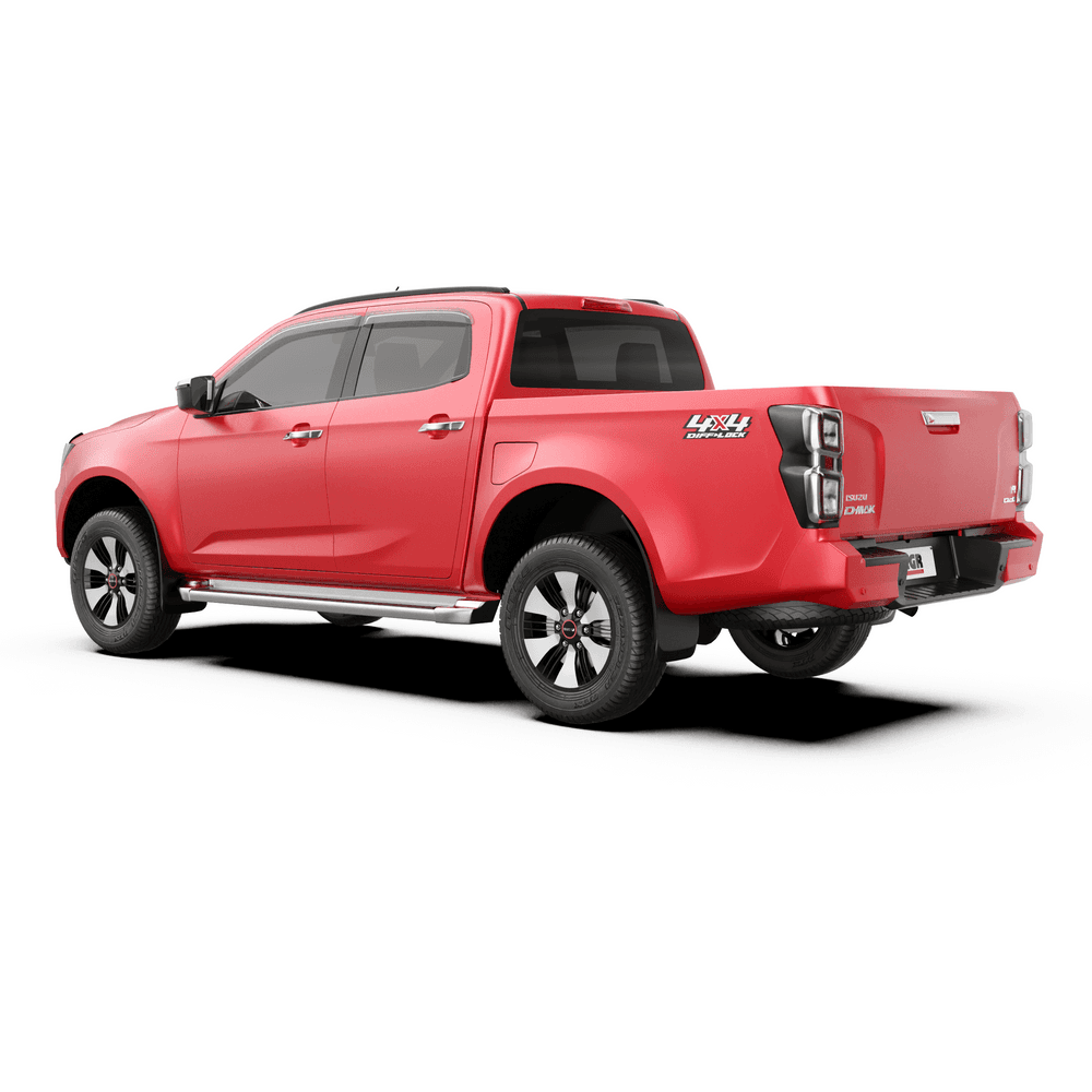 Isuzu D-Max 2020 ute fitted with full EGR protection pack including bonnet, headlights, and weather shields