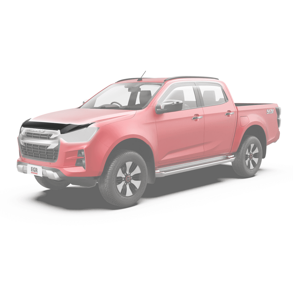 EGR clear headlight protectors for Isuzu D-Max 2020 showing impact-resistant acrylic design