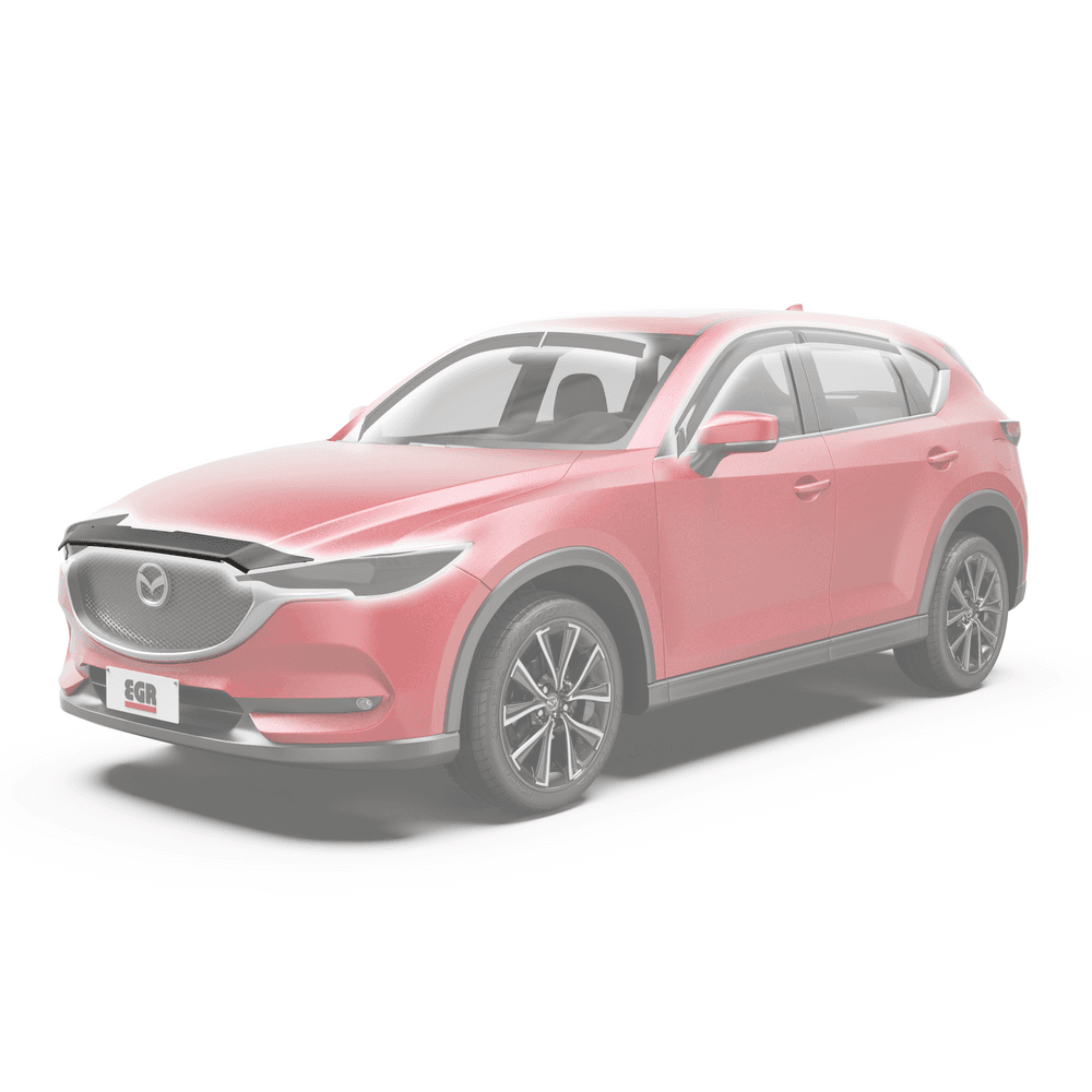 EGR bonnet protector and weather shields included in the Mazda CX-5 2017–2021 Protection Pack