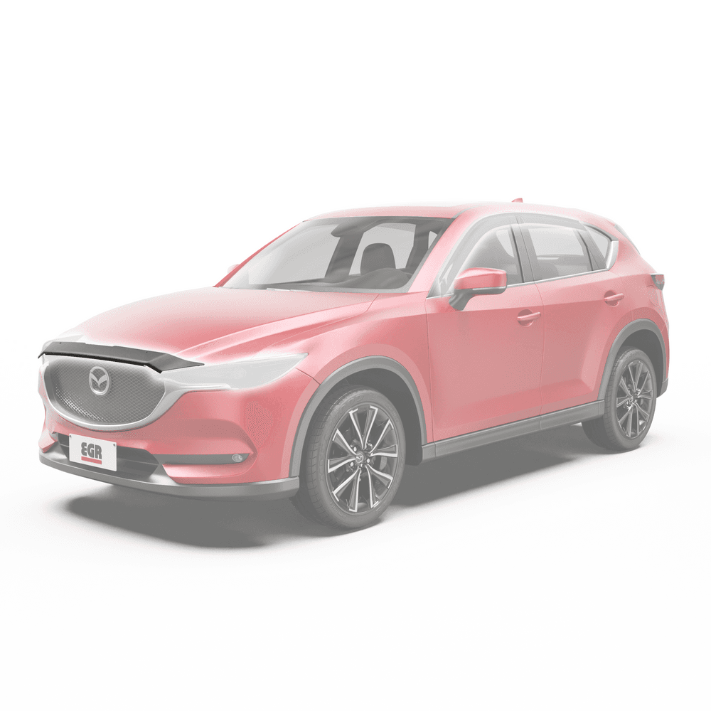 EGR bonnet protector and weather shields included in the Mazda CX-5 2017–2021 Protection Pack