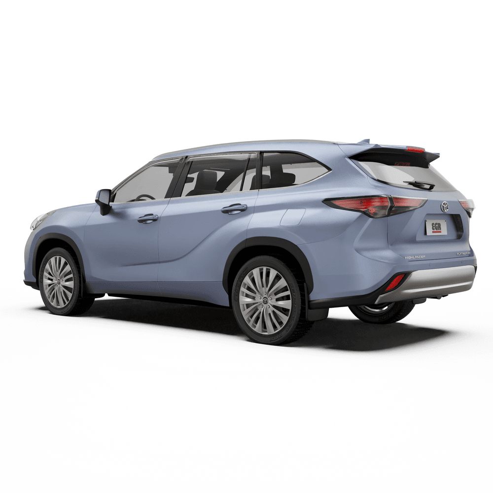 Rear side view of Toyota Kluger 2021 fitted with EGR Protection Pack