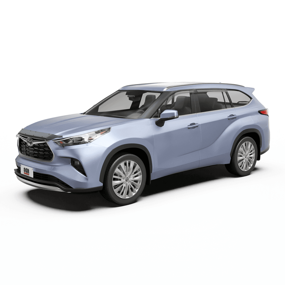 Toyota Kluger 2021 with EGR Protection Pack including bonnet protector, headlight shields and weather shields