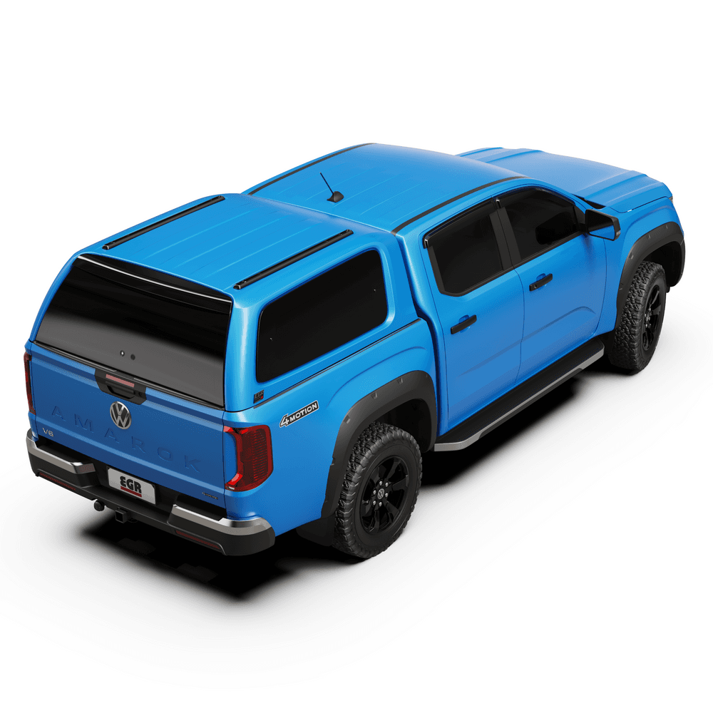 Front side view of Volkswagen Amarok NF 2023 with EGR GEN3 Canopy fitted