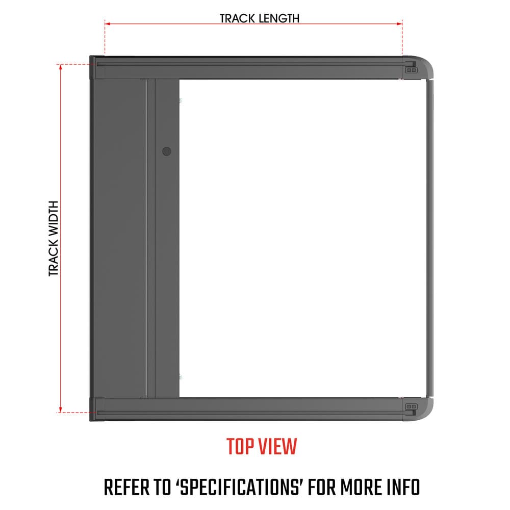 EGR RollTrac Electric E3 technical dimensions and package size diagram