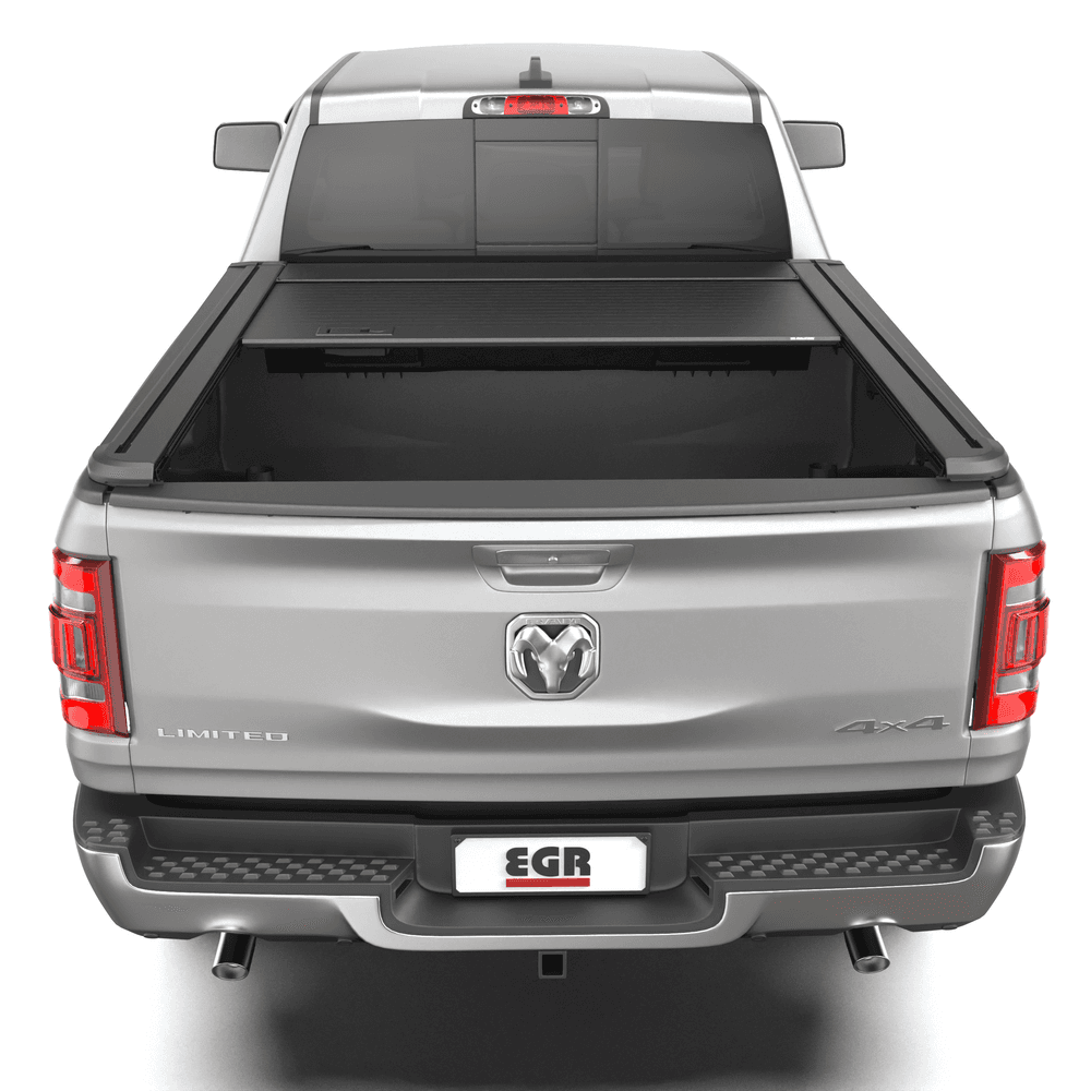 RAM DT 1500 2020 with EGR RollTrac Manual tonneau cover closed