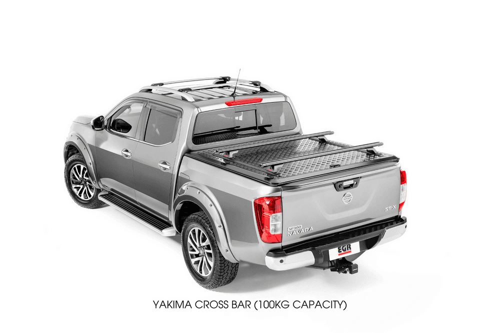 Yakima Cross Bar Kit with surface mount tracks and hardware for EGR Load Shield