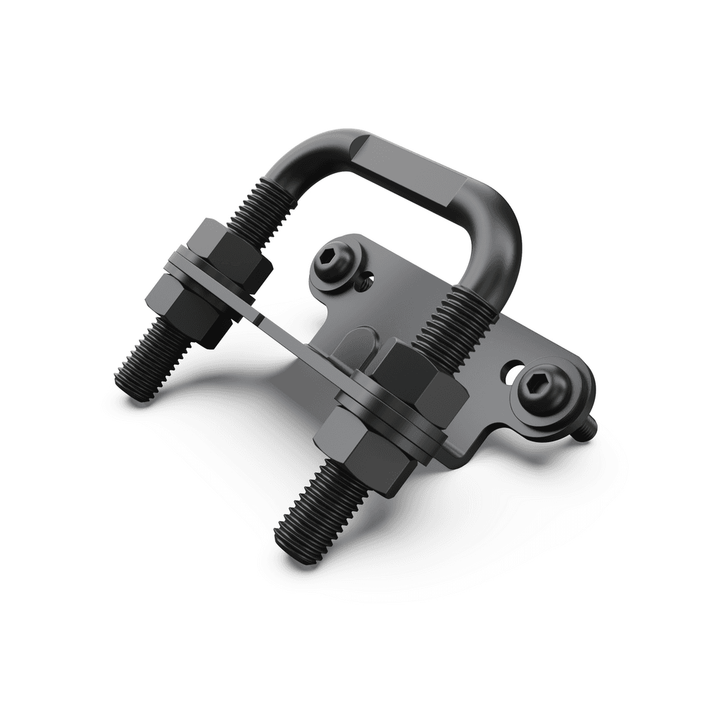 EGR Replacement Lock Striker Kit 3 for Mitsubishi Triton MQ MR 2015-onwards and Ford Ranger RA 2022-onwards, designed for secure hard lid or canopy locking. thumbnail