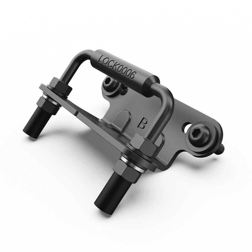 EGR Replacement Lock Striker Kit 3 for Mitsubishi Triton MQ MR 2015-onwards and Ford Ranger RA 2022-onwards, designed for secure hard lid or canopy locking.