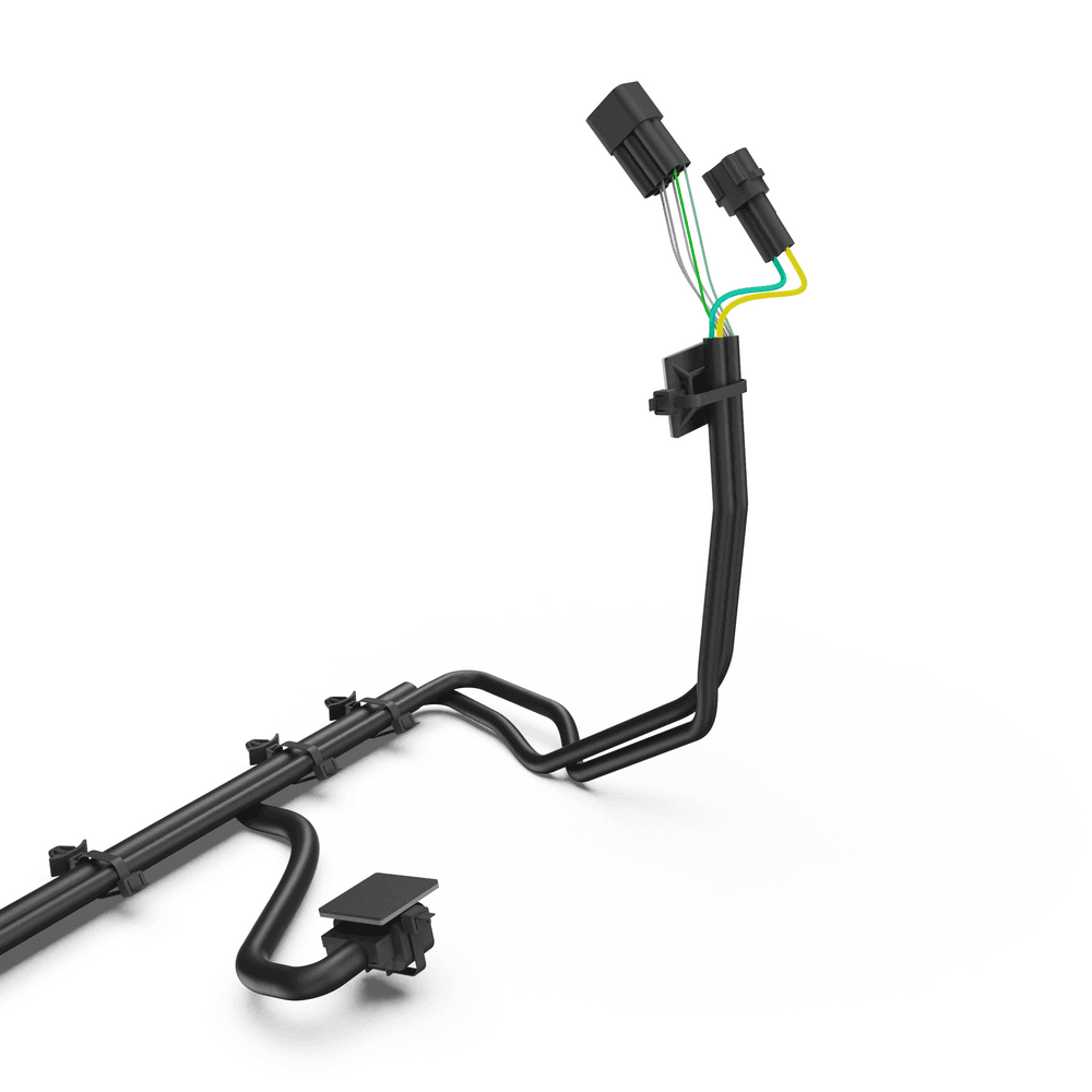 Close-up of RollTrac Canister Loom electrical connectors showing durable, weather-resistant plugs for secure RollTrac power connections. thumbnail