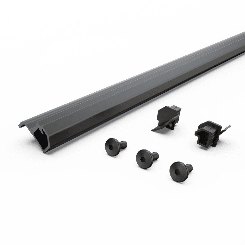 EGR RollTrac electric replacement tailgate rail with end caps and mounting screw thumbnail