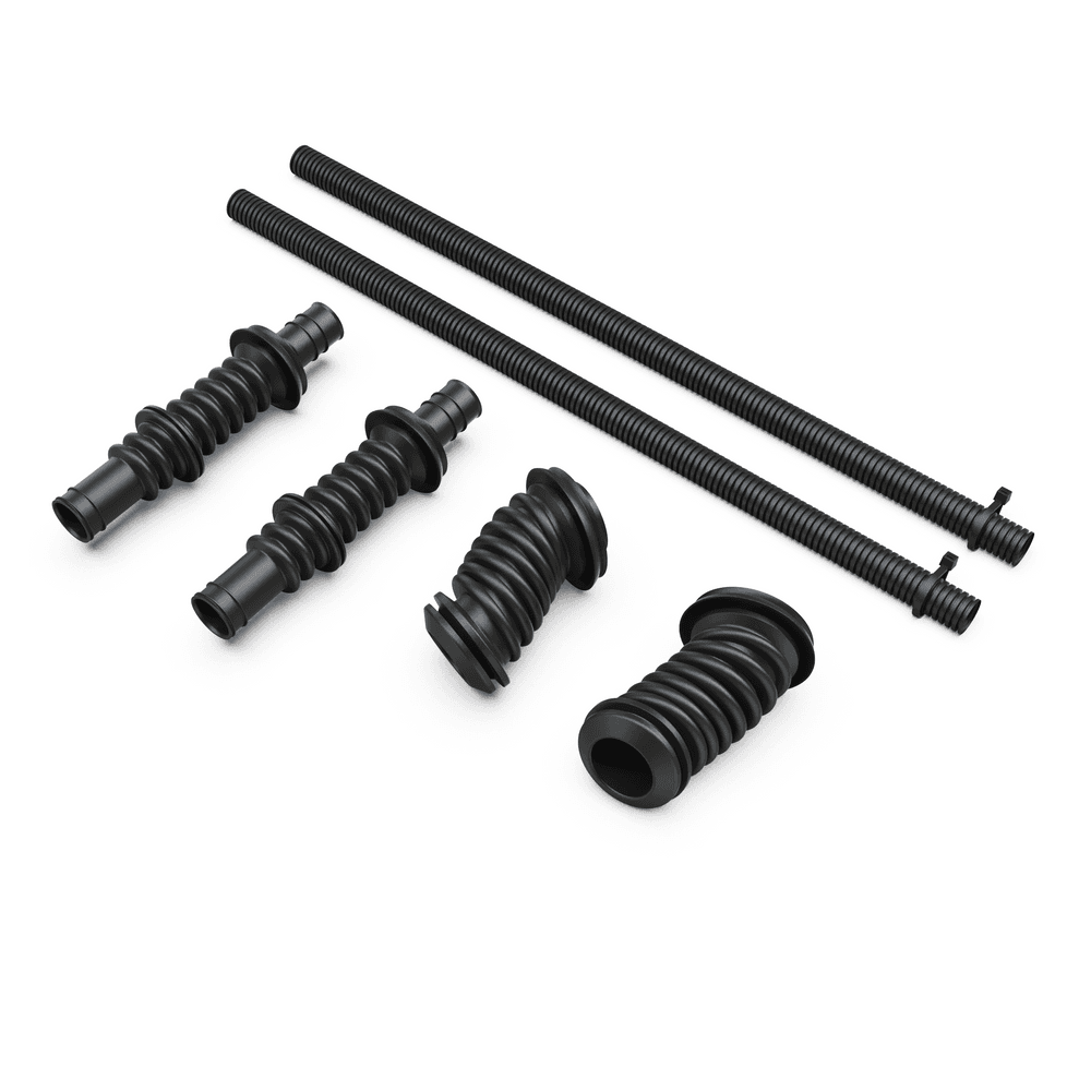EGR RollTrac drainage tube kit with front and rear drain tubes