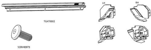Shop RollTrac Hilux Replacement Tailgate Rail