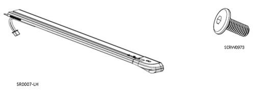 Shop RollTrac Triton Replacement Side Rail - LH (Electric)