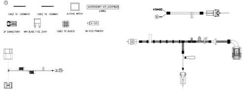 Shop EGR RollTrac Vehicle Loom Kit - Toyota Hilux 2015- A-Deck