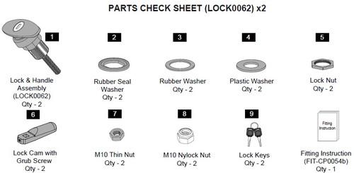 Shop EGR Premium L/S Canopy Full Lock Kit - Non-Remote