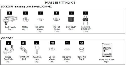 Shop EGR Premium L/L Canopy Full Lock Kit - Non Remote