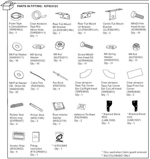 Premium Canopy Hardware Fitting Kit  product image