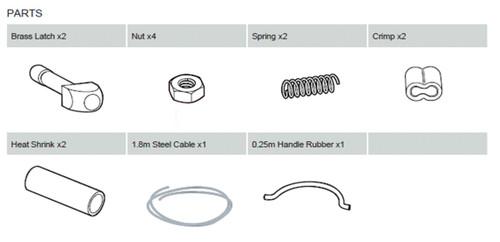 Shop Replacement Brass Latch Kit for EGR Soft Tonneau Covers - 1 Pair
