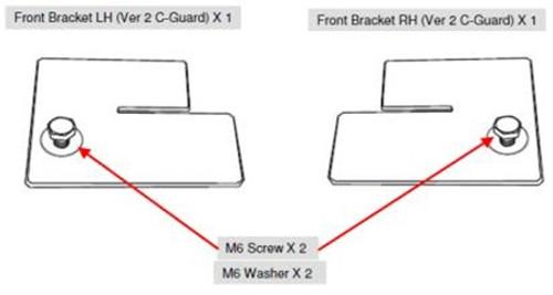 Shop Replacement Front Bracket for EGR Soft Tonneau Cover - 1 Pair