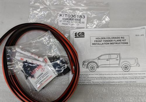 Shop EGR Fender Flares Fitting Kit - Holden Colorado (RG)