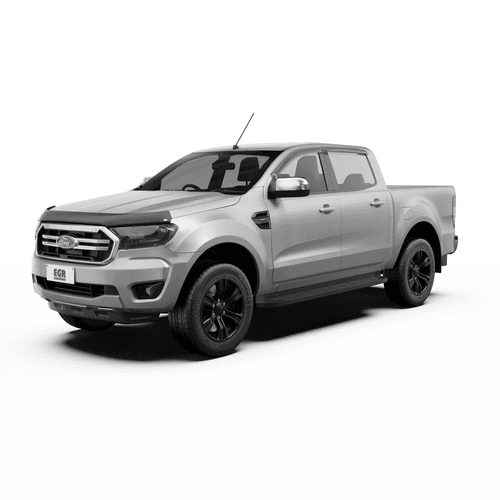 Matte black bonnet protector for Ford Ranger 2015-2022