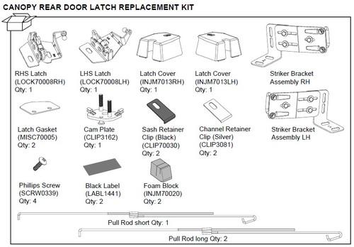 Shop EGR Canopy Rear Door Latch Upgrade