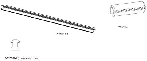 Shop RollTrac Side Rail Seals - Slat Side