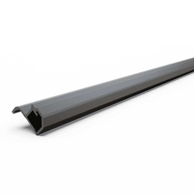 EGR RollTrac electric replacement tailgate extrusion rail for tonneau cover system designed for secure fit and smooth tailgate sealing.