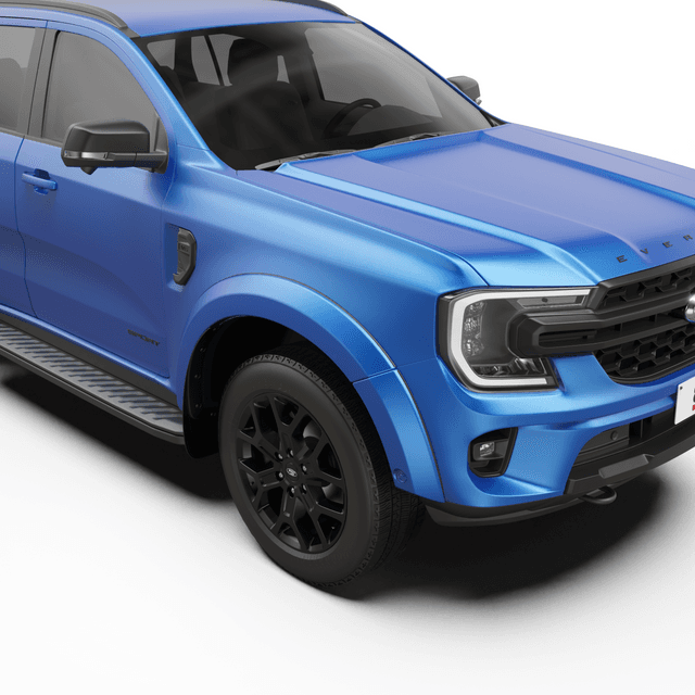 Close-up shot of EGR Fender Flares fitted on the rear wheel arch of a 2015–2018 Toyota Hilux, highlighting the tough ABS build