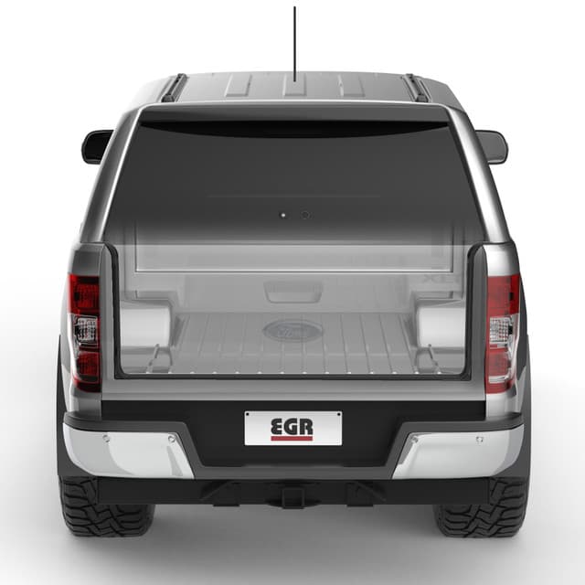 Ford Ranger PX fitted with EGR Dust Defender, rear view showing sealed tailgate area for dust and water protection