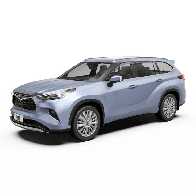 Toyota Kluger 2021 with EGR Protection Pack including bonnet protector, headlight shields and weather shields