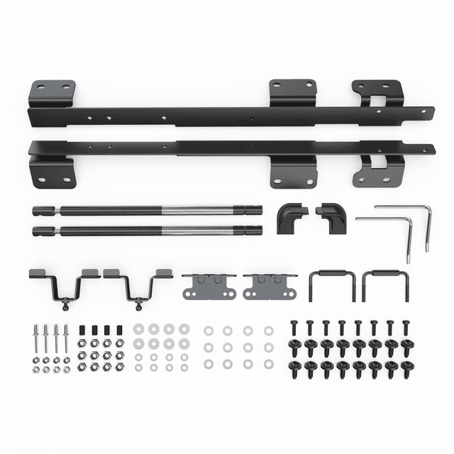 EGR hardware fitting kit with gas struts for Ford Ranger RA 1P 2022 hard lid