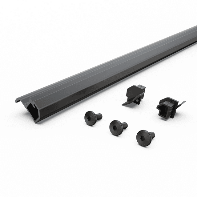 EGR RollTrac electric replacement tailgate rail with end caps and mounting screw